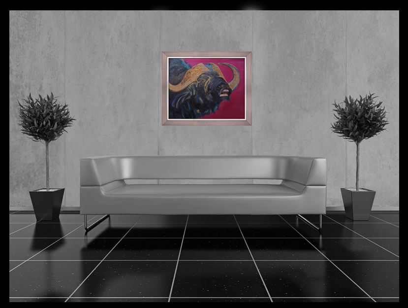 "Gallant cape buffalo" by Martin Pate